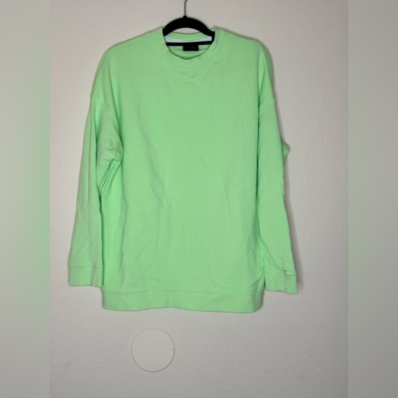 Nike Lime Green Y2K Sweatshirt - Picture 1 of 7